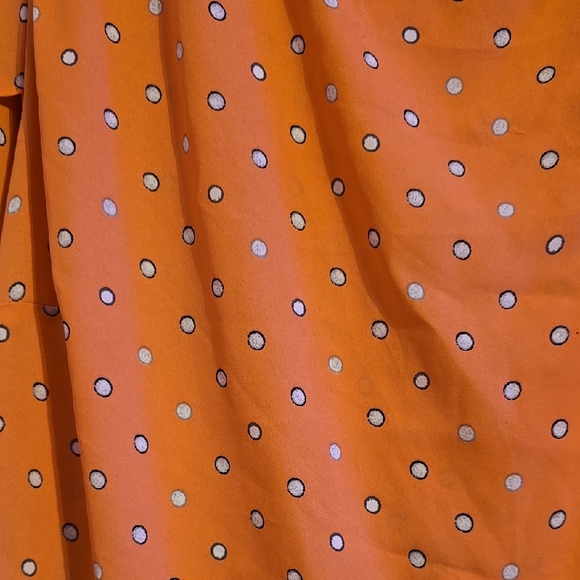 Worthington Orange Oversized Blouse with Rounded Neckline - Picture 3 of 4